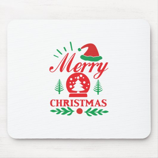 Weihnachten Kunst frohe Weihnachten Mousepad (Vorne)
