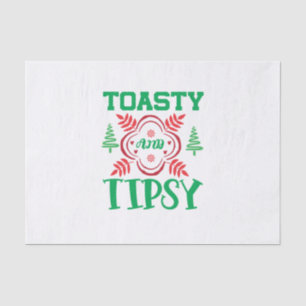 Weihnachten Kunst Toasty und Tipsy Seidenpapier