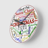 Weihnachten - Kunst - Uhr (Winkel)