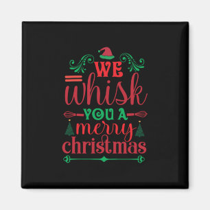 Weihnachten Kunst Wir flüstern Ihnen ein frohes W Magnet