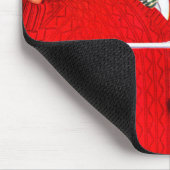 Weihnachten küssen mousepad (Ecke)