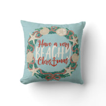 Weihnachten Küste Tropisches Meer Muschel Wreath -