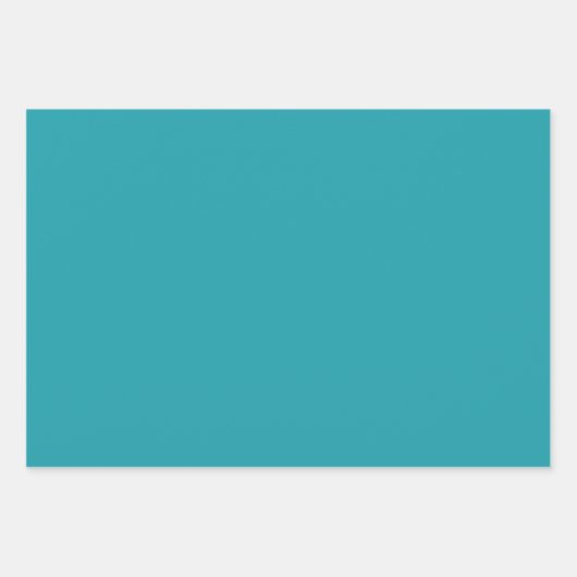 Weihnachten, Küstenfarbe, Aqua, Orange, Sand Geschenkpapier Set (Vorderseite 3)