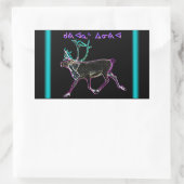 Weihnachten - Kuvianak Rechteckiger Aufkleber (Tasche)