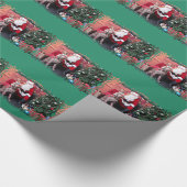 Weihnachten - LabraDoodle - Gabe Geschenkpapier (Ecke)