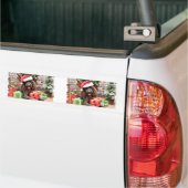 Weihnachten - LabraDoodle - Harley Autoaufkleber (Auf Lkw)