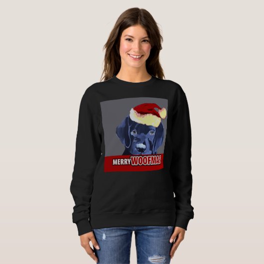 Weihnachten Labrador 189 Sweatshirt (Vorne ganz)