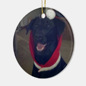 Weihnachten Labrador retriever Keramik Ornament (Links)