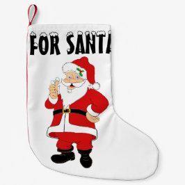 Weihnachten lächeln kleiner weihnachtsstrumpf