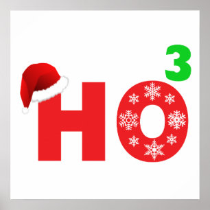 Weihnachten lacht bei Weihnachten Poster