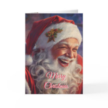 Weihnachten lacht Weihnachtsmann