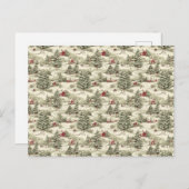 Weihnachten Land Winterlandschaft (Vorne/Hinten)