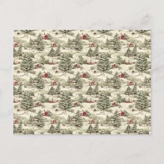 Weihnachten Land Winterlandschaft (Vorderseite)