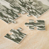 Weihnachten Land Winterlandschaft Puzzle (Seite)