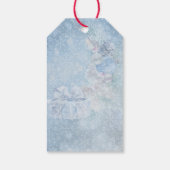 Weihnachten Lantern Warme Urlaubswünsche Geschenkanhänger (Rückseite)