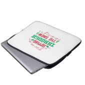 Weihnachten Laptopschutzhülle (Vorne Knopf)
