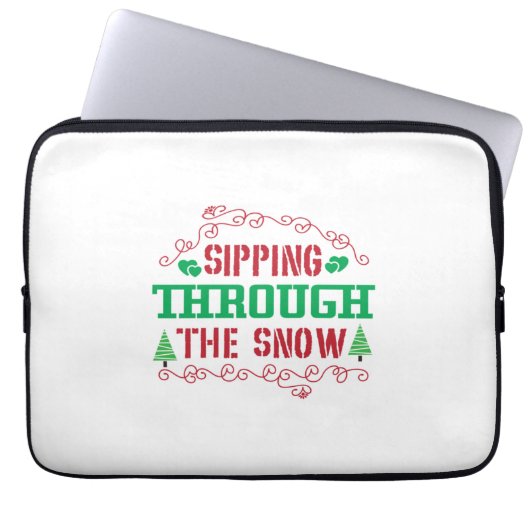 Weihnachten Laptopschutzhülle (Vorderseite)