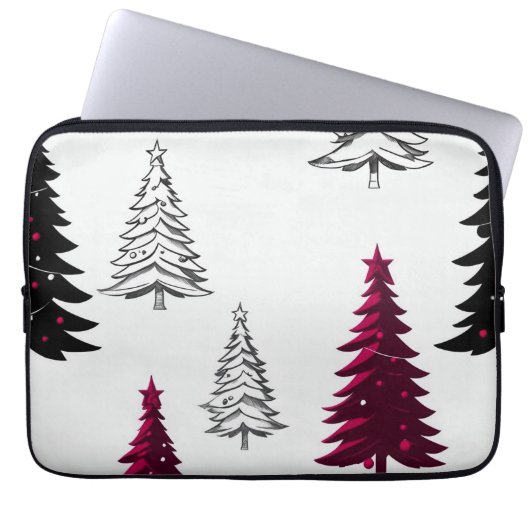 Weihnachten Laptopschutzhülle (Vorderseite)