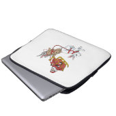 Weihnachten Laptopschutzhülle (Vorne Knopf)