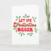 Weihnachten Lass Die Festlichkeiten Beginnen Sie m (Vorderseite)