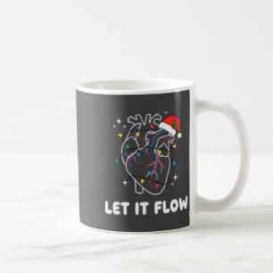 Weihnachten Lass es fließen Herzlich Lustige Krank Kaffeetasse