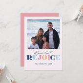 Weihnachten Lasse Ihr Herz Freude Foto Karte (Vorderseite/Rückseite Beispiel)