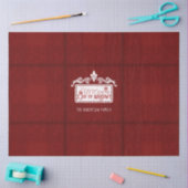 Weihnachten lassen es Schnee Typografie Rote Weiße Seidenpapier (Basteln)