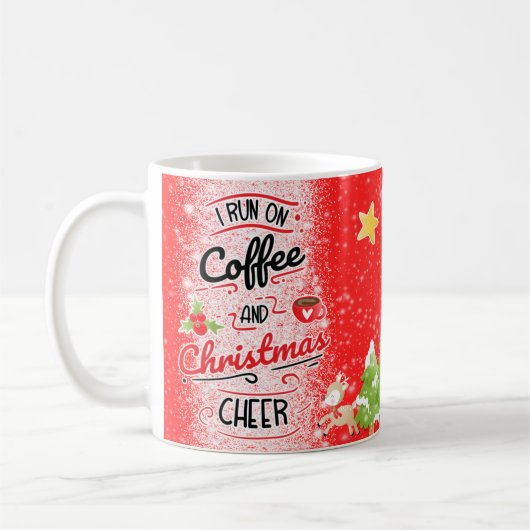 Weihnachten laufe ich auf der Tasse zum Kaffeegenu (Links)