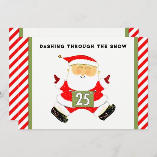 Weihnachten laufen (Vorne/Hinten)