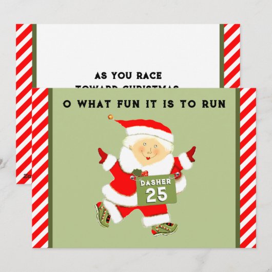 Weihnachten laufen (Vorne/Hinten)