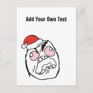 Weihnachten Le Me Memes PinkEye Anpassbarer Text E