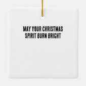 Weihnachten: Lebkuchendrache auf der Lose Keramikornament (Rückseite)