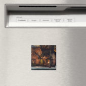 Weihnachten - Lebkuchenhaus Magnet (In Situ (Geschirrspüler))
