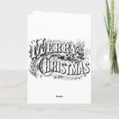 Weihnachten leer karte (Rückseite)