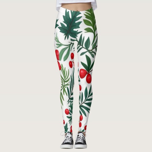 Weihnachten Leggings (Vorderseite)