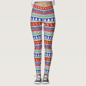 Weihnachten Leggings (Vorderseite)