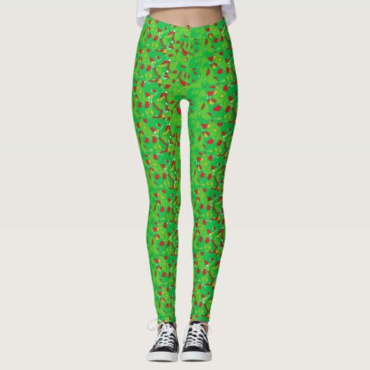 Weihnachten Leggings (Vorderseite)