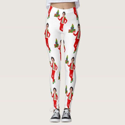 Weihnachten Leggings (Vorderseite)