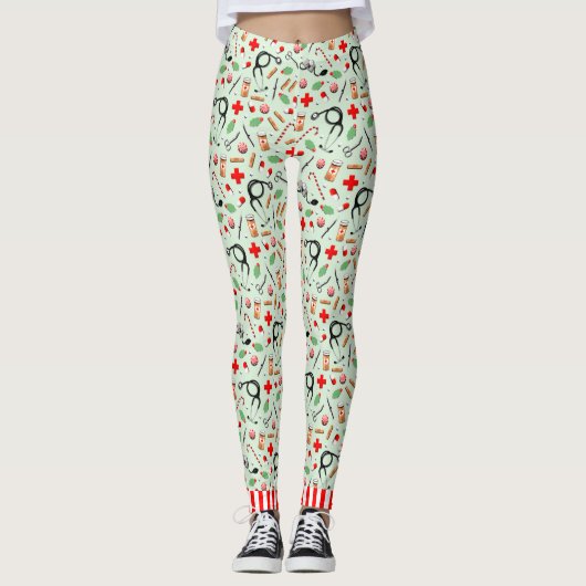 Weihnachten Leggings (Vorderseite)