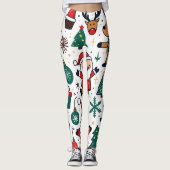 Weihnachten Leggings (Vorderseite)