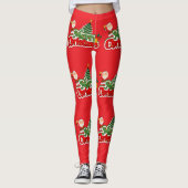 Weihnachten Leggings (Vorderseite)