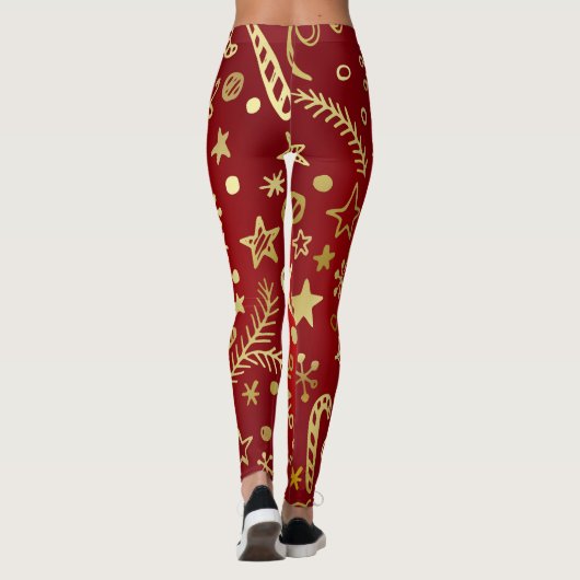 Weihnachten Leggings (Rückseite)