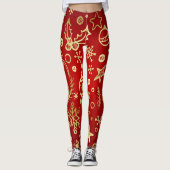 Weihnachten Leggings (Vorderseite)