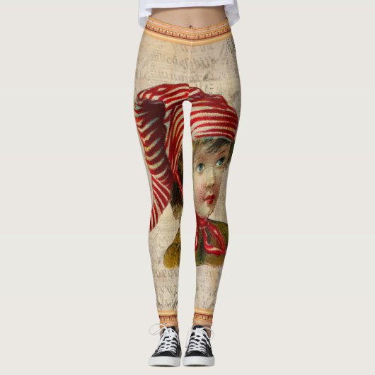 Weihnachten Leggings (Vorderseite)