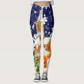 Weihnachten Leggings (Vorderseite)