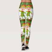 Weihnachten Leggings, Elf Leggings (Rückseite)