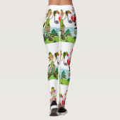 Weihnachten Leggings, Elf Leggings (Rückseite)
