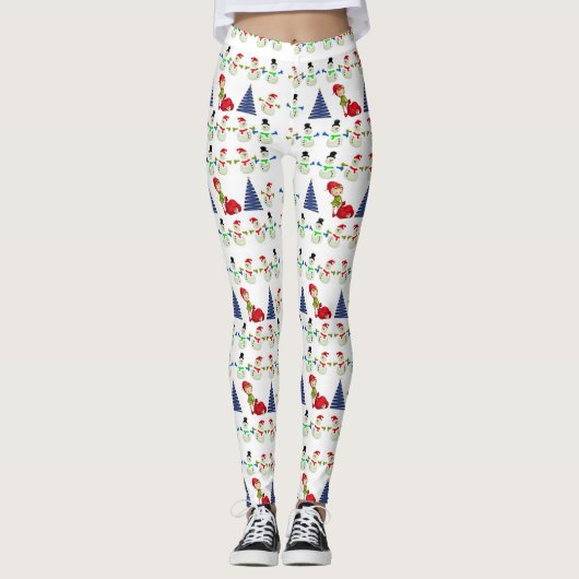 Weihnachten Leggings, Elf Leggings (Vorderseite)