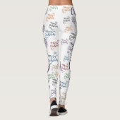 Weihnachten Leggings, frohe Weihnachten Leggings (Rückseite)