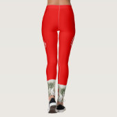 Weihnachten Leggings Hochwaisted Capris, Sport (Rückseite)